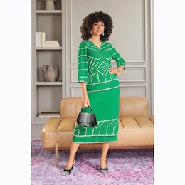 Georgetta Embellished Skirt Set, , large