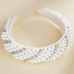 Faux-Pearl and Rhinestone Headband, , large