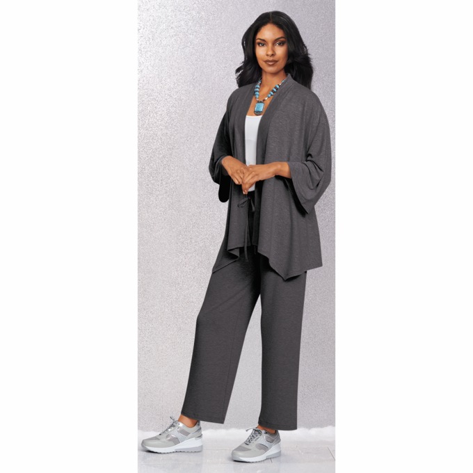 Leighton Draped Cardigan, , large