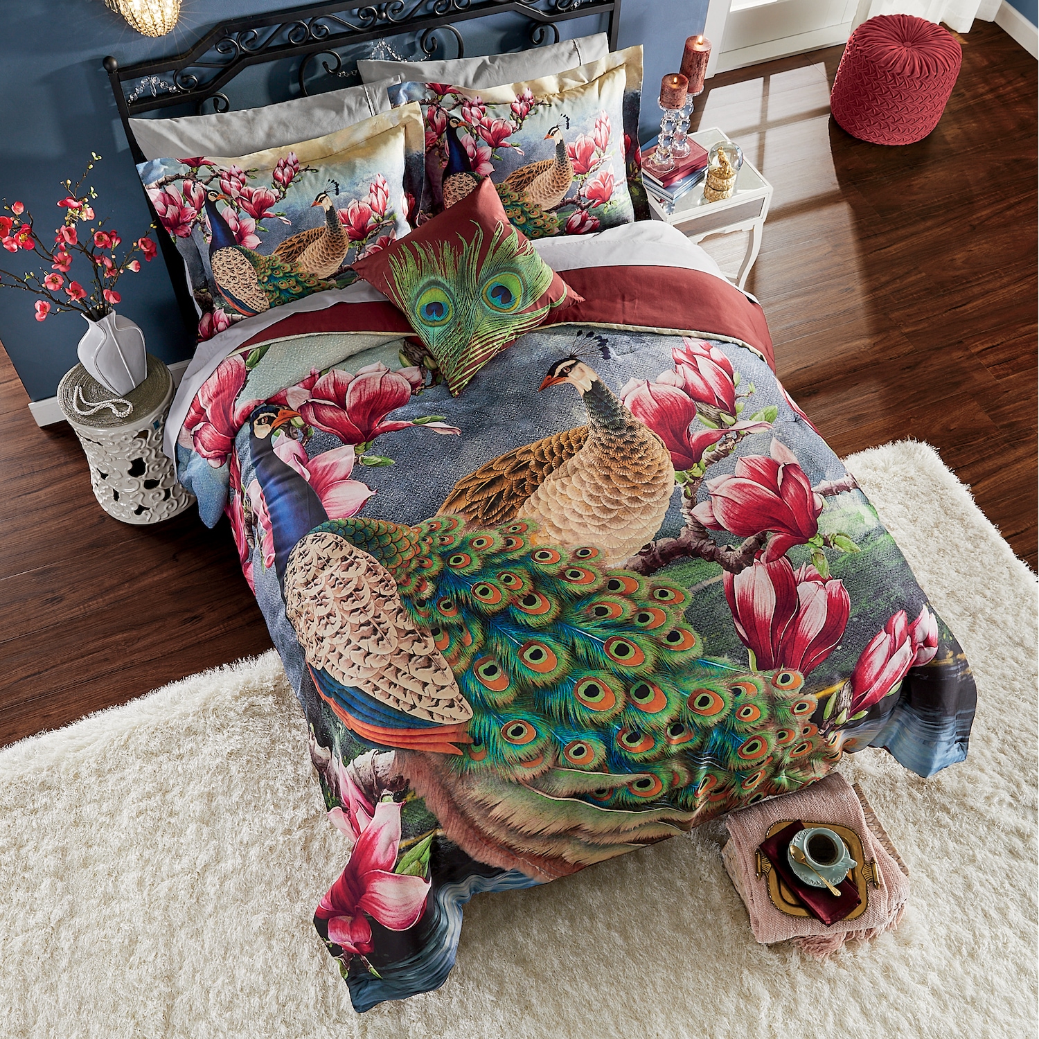 Kyoto Comforter Set Midnight Velvet