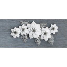 Glam Metal Flowers Wall Art, , large