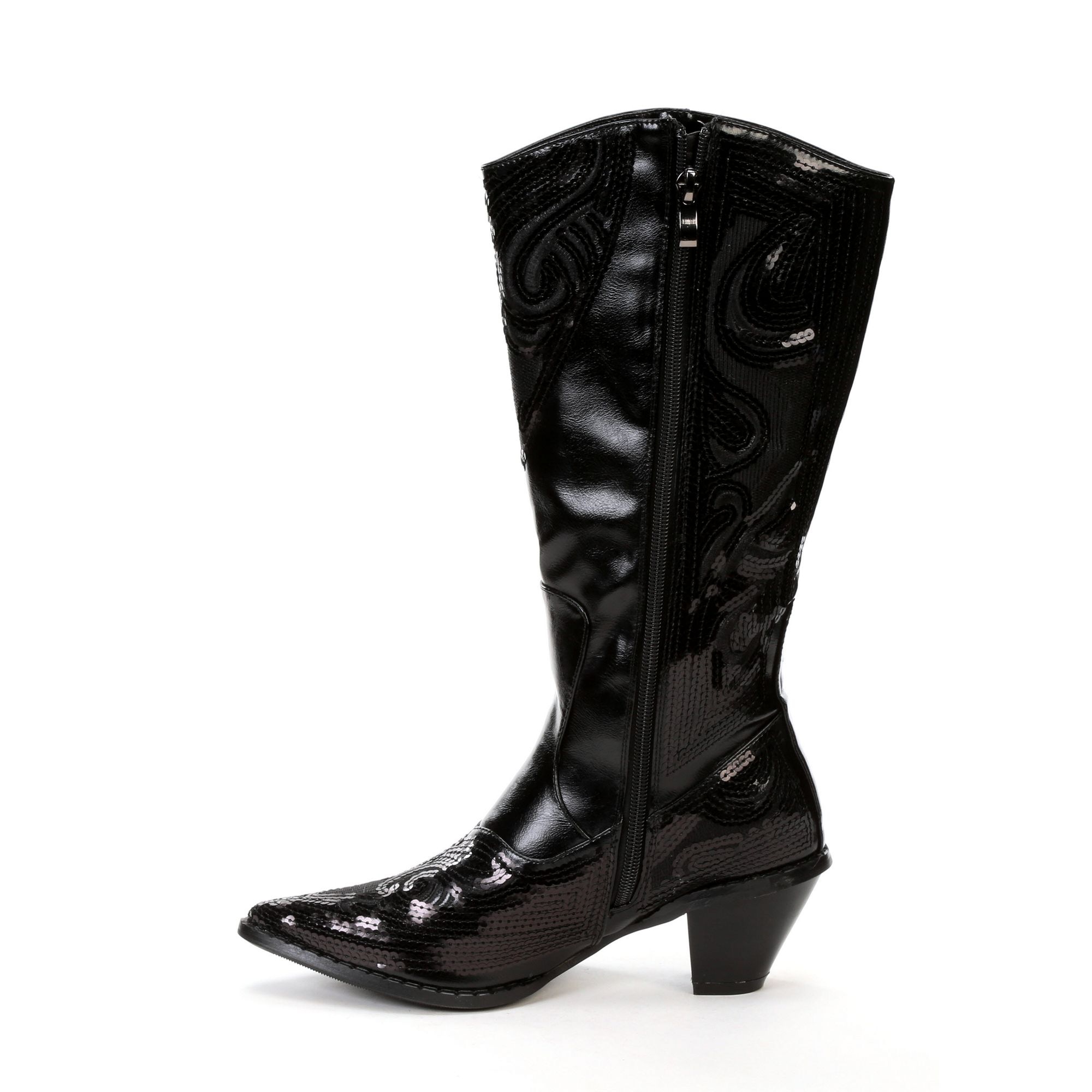 midnight velvet boots