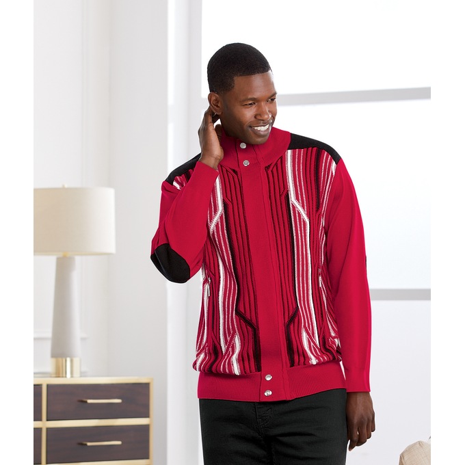 Stacy Adams Marlon Zip Sweater