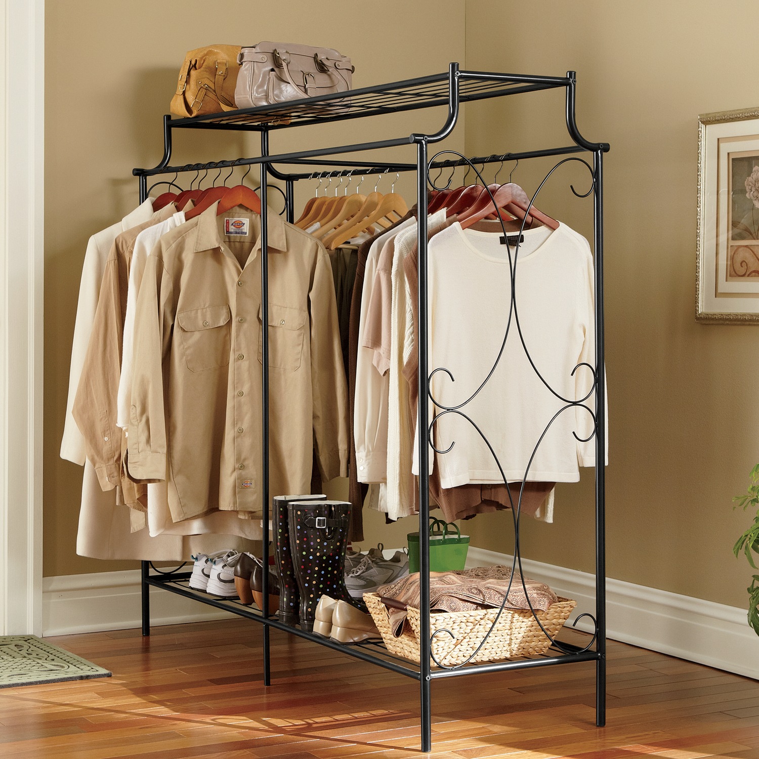 Double Hanging Rod Midnight Velvet