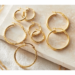 4-Pair Hoop Set, , large