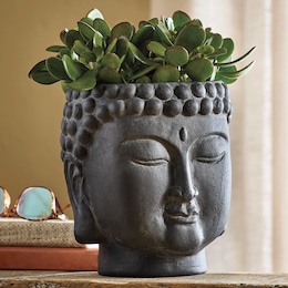 Buddha Head Planter, , large