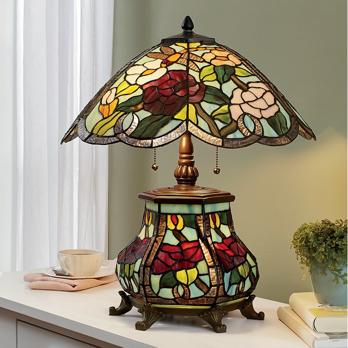 Stainless glass lamps deals