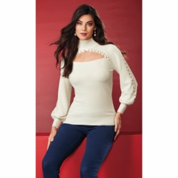 Stella Stud Sweater, , large
