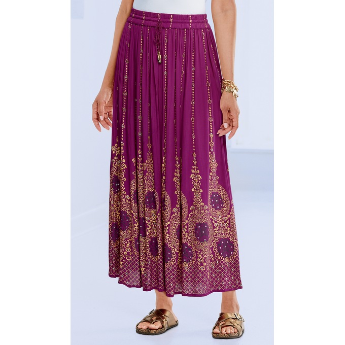Divya Embellished Skirt, , large