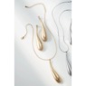 Elongated Teardrop Necklace & Earring Set, , large