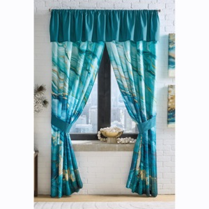 Gemma Panel Pair, Teal, large