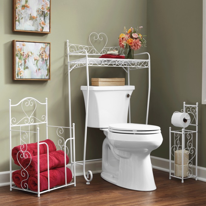 Cora 3-Piece Scrolled Bath Furniture Set, , large