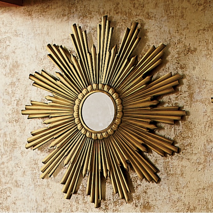 Golden Burst Mirror, , large