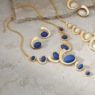 Color Swirl Necklace & Earring Set, , large