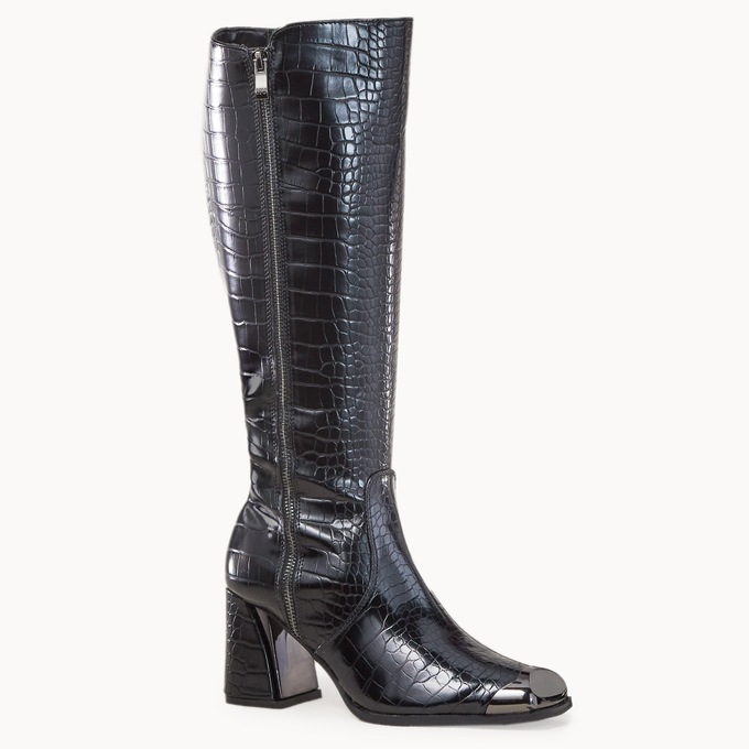 Ninety Union Lux Croco Print Boot, , large