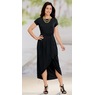 Faux-Wrap Maxi Dress, , large