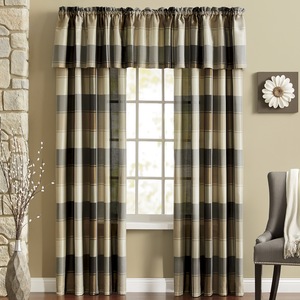 Plaid Rod Pocket Panel, , large