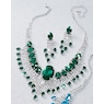 Crystal Necklace and Earring Set, , large