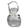 Easy Street Metallic Valorie Sandal, Silver Crinkled, large