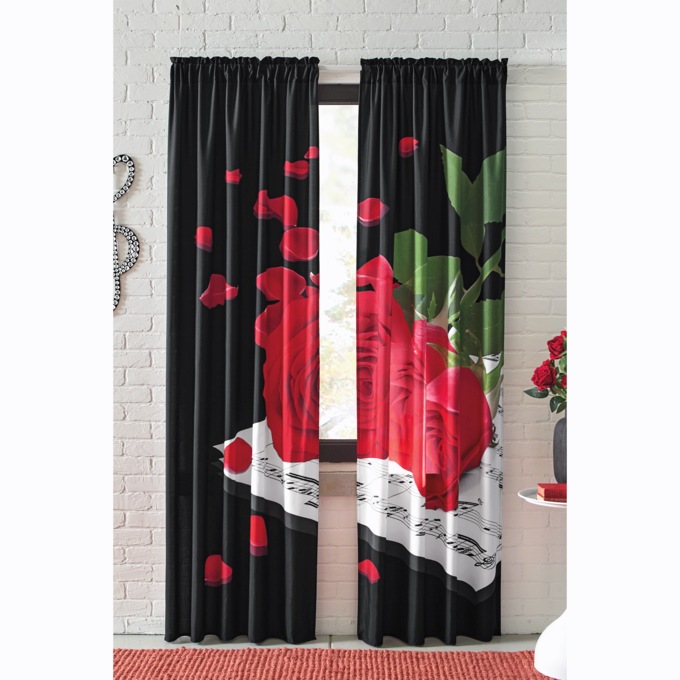 Melody Rose Panel Pair, , large