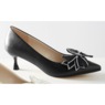 Midnight Velvet Double-Bow Pump, , large