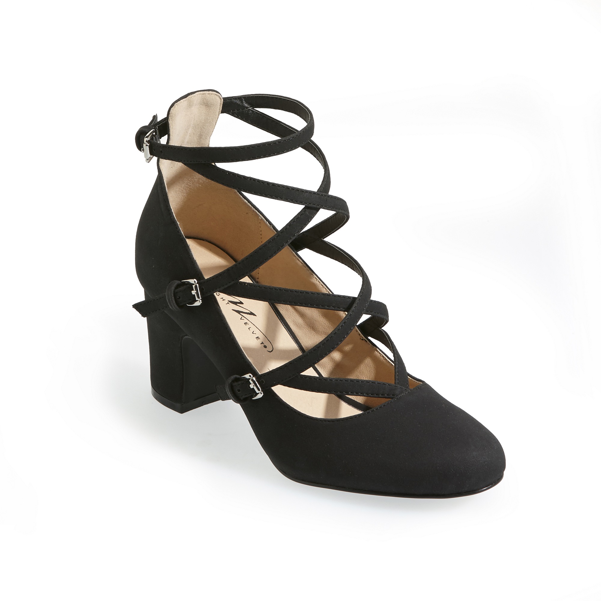midnight velvet dress shoes