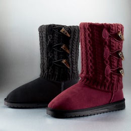 Essentials Women&amp;&#35;39;s Cheryl Sweater Toggle Boot by MUK LUKS, , large