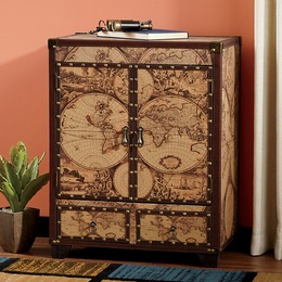 World Map Cabinet, , large