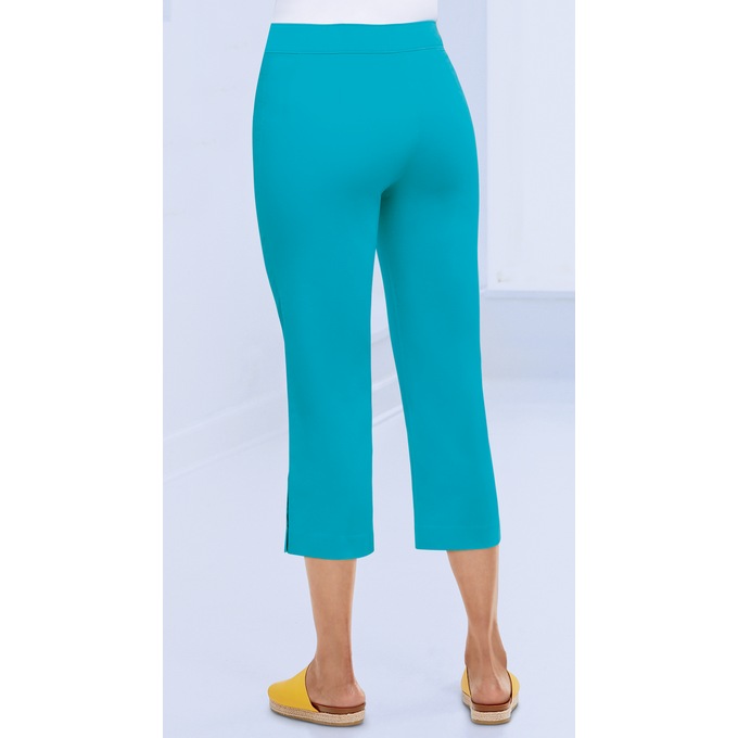 Button-Leg Capri, , large