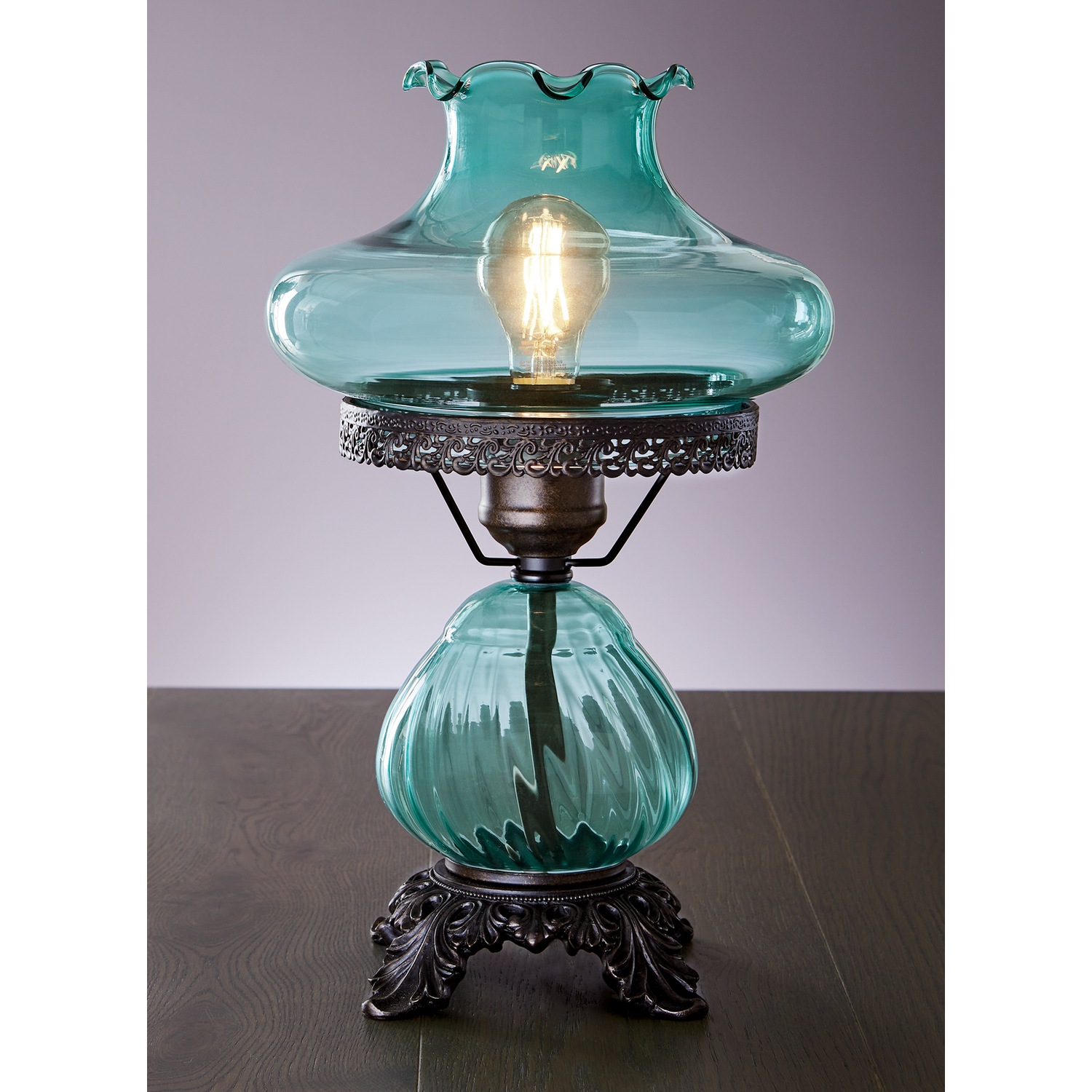 Hurricane lamps the range top
