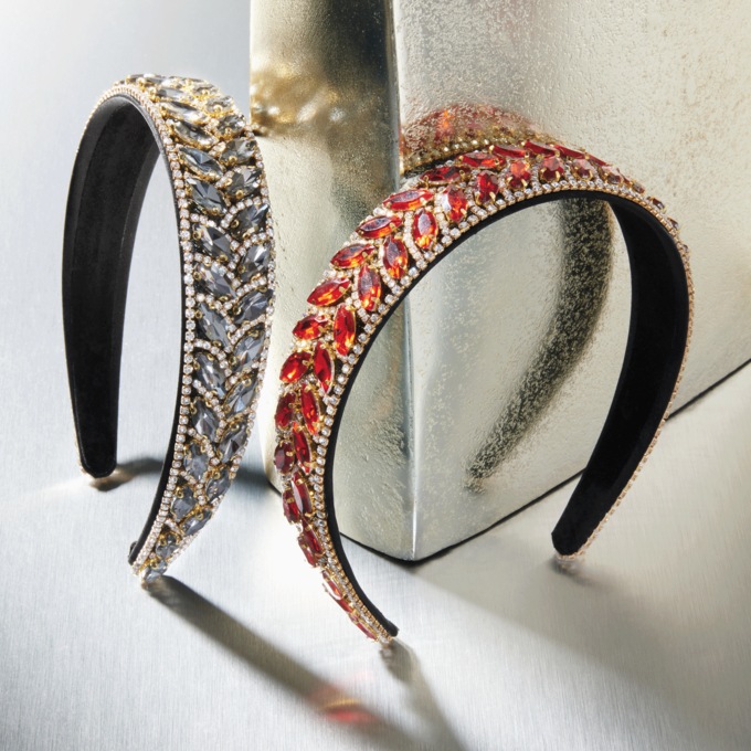 Holiday Jewel Headband, , large