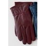 Classic Cinched Leather Gloves, , large