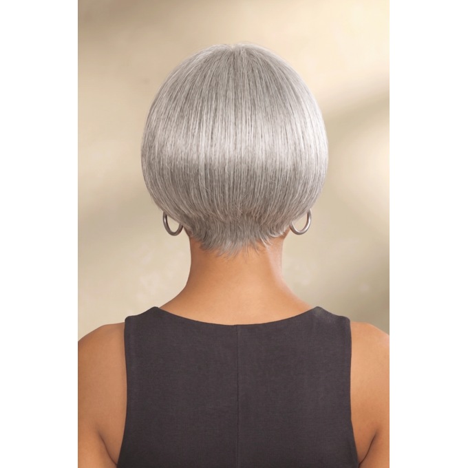 Vivica Fox Lina Human Hair Wig, Gray, large
