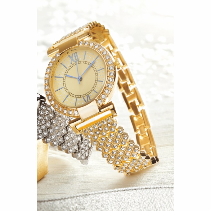 Ladies' Crystal/Round Watch, , large