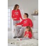 Kid's Family Christmas Holiday PJ Set in Soft, Stretchy Jersey Knit, Chillin Gnome, large