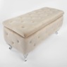 Crystal Tufted Storage Bench, , large
