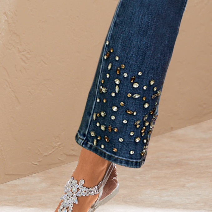 Arya Embellished Jean, , large