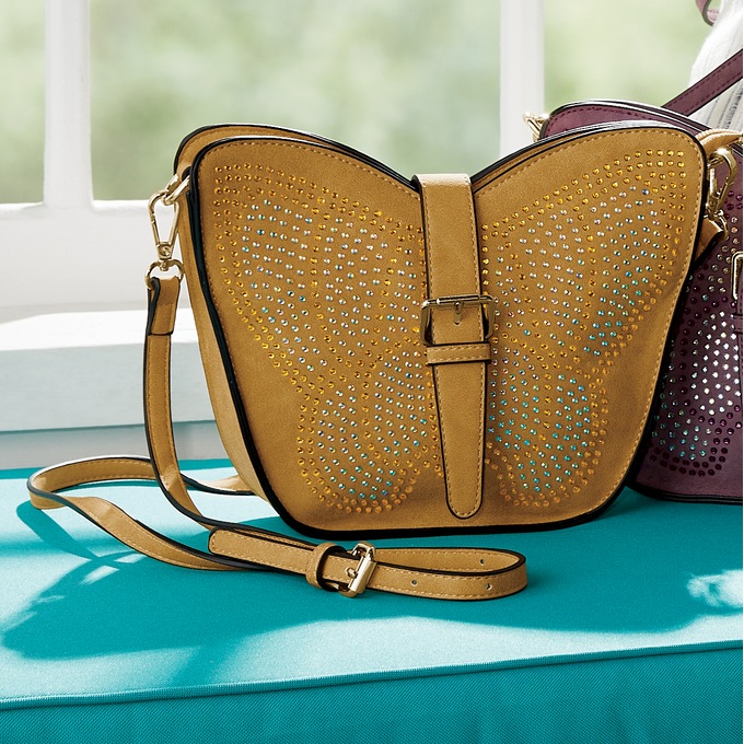 Avery Butterfly Crossbody, , large