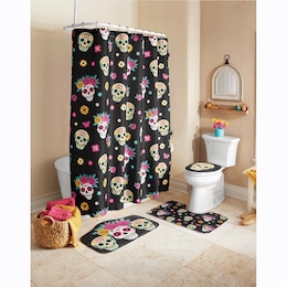 Day of the Dead Bath Set, , large