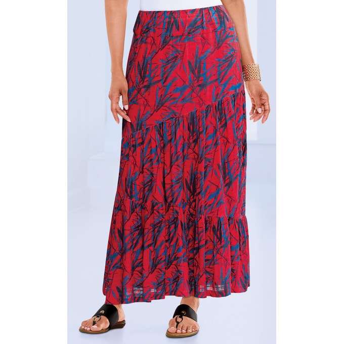 Lori Floral Tiered Skirt, , large