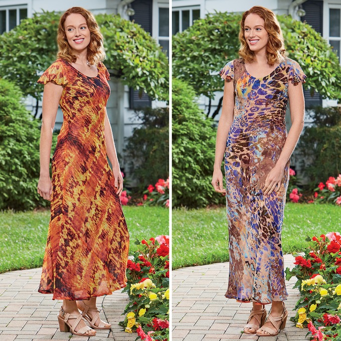 Kenzie Reversible Floral Dress, , large