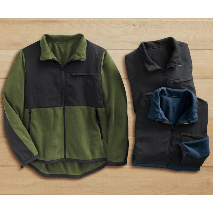 Outdoor Fleece Jacket, , large