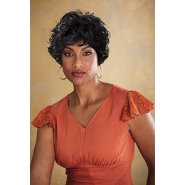 Doris Human-Hair Blend Wig, , large
