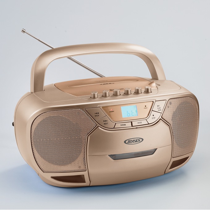 Jensen Portable Cassette Player, , large