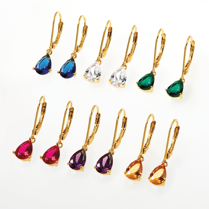 6-Pair Color Earrings Set, , large