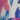Ashlan Cowlneck A-Line Dress, Pink Blue Multi, swatch