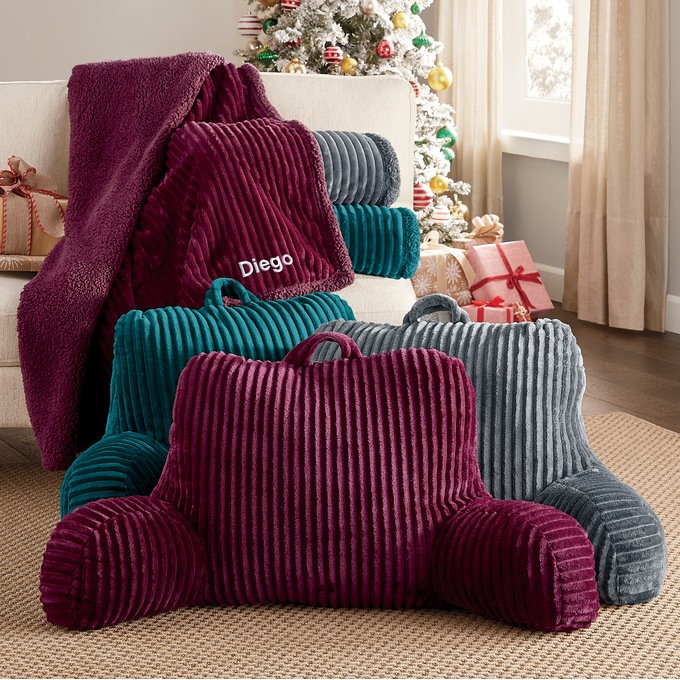 Lounging Pillow & Throw Set, , large