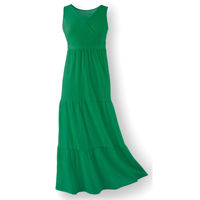 Must-Have Knit Maxi Dress, Green, large
