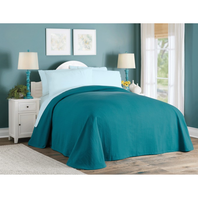 Color Connection Ribcord Bedspread, , large