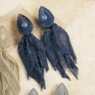 Faux-Pearl & Fabric Earring, , large